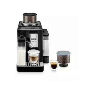 Espressor automat De'Longhi Rivelia EXAM440.55.B, 1450 W, 19 bar, 1.4 l, Recipient boabe 250 g, Display tactil TFT 3.5inch, Tehnologia LatteCrema (Negru) imagine