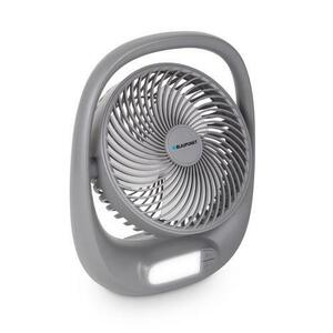 Ventilator portabil Blaupunkt APF301, 3 viteze, Rotire 180 grade, Reincarcabil, Port USB-C (Gri) imagine