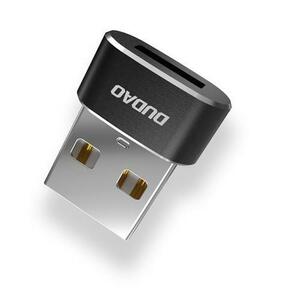 Convertor USB tip C la conector adaptor USB, Dudao, Negru imagine