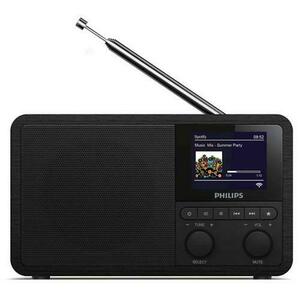 Radio cu ceas Philips TAPR802/12 (Negru) imagine