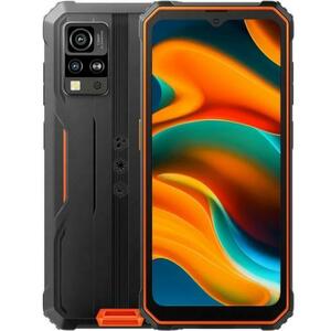 Telefon Mobil Blackview BV4800, Procesor Mediatek Helio A22, Ecran IPS LCD touchscreen 6.56inch, 3GB RAM, 64GB Flash, Camera Duala 13MP, Wi-Fi, 4G, Dual Sim, Android (Negru/Portocaliu) imagine