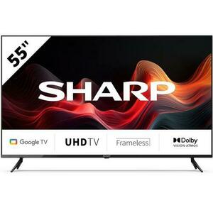 Televizor LED Sharp 139 cm (55inch) 55GL4060E, Ultra HD 4K, Smart TV, WiFi imagine