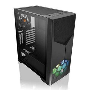 Carcasa Thermaltake Commander G31, Mid Tower, Tempered Glass, iluminare aRGB (Negru) imagine