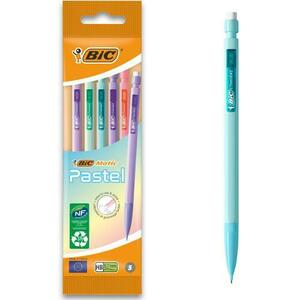 Creion mecanic BIC Matic Pastel 0.7mm, 5 bucati imagine