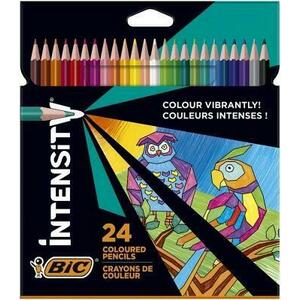 Creioane colorate BIC Intensity, 24 culori imagine