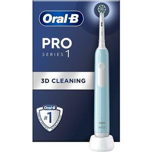 Periuta de dinti electrica Oral-B Pro Series 1, Curatare 3D, 3 moduri periaj, Timer, Senzor de presiune, 1 capat inclus (Albastru) imagine