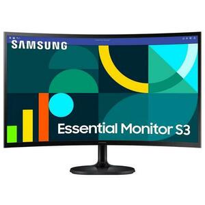 Monitor VA LED Samsung 27inch LS27D360GAUXEN, Full HD (1920 x 1080), VGA, HDMI, Ecran curbat, 100 Hz, 4 ms (Negru) imagine