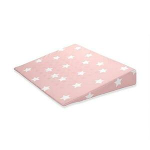 Perna inclinata antisufocare Lorelli Air Comfort Stars Pale Blush, 60 x 45 x 9 cm, husa detasabila si lavabila imagine