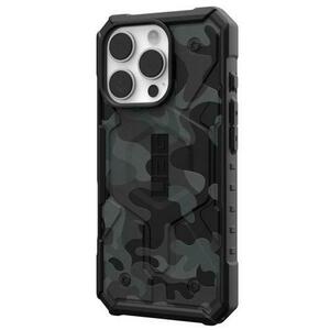 Husa Pathfinder SE MagSafe UAG pentru iPhone 16 Pro Max, Midnight Camo, Gri imagine