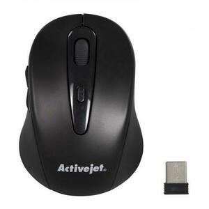 Mouse Wireless Activejet AMY-213, USB, 1600 DPI (Negru) imagine