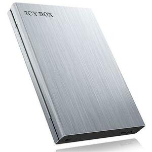 Carcasa Rack HDD / SSD, Icy Box, 2, 5inch, USB 3.0, Argintiu imagine