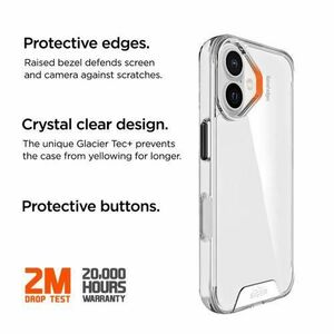 Husa Glacier Case Eiger pentru iPhone 16 Plus, Transparenta imagine