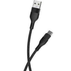 Cablu de date si incarcare MaXlife MXUC-07, USB-A la USB-C, 20 W, 1m (Negru) imagine