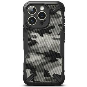 Husa pentru Apple iPhone 16 Pro, Ringke, Fusion X Camo, Neagra imagine