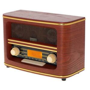 Radio retro Adler AD1187, Bluetooth, USB , Ecran LCD, Temporizator (Maro) imagine