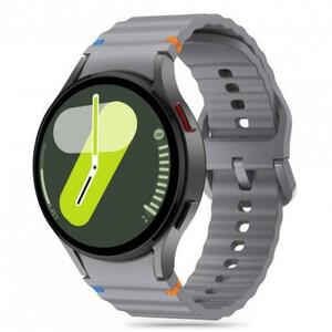 Curea Tech-Protect Silicone Sport pentru Samsung Galaxy Watch7 / Watch FE / Watch6 / Watch5 / Watch4 Series (Gri) imagine