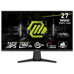 Monitor Gaming Rapid IPS LED MSI MAG 27inch 275QF, WQHD (2560 x 1440), HDMI, DisplayPort, 180 Hz, 0.5 ms (Negru) imagine