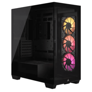 Carcasa Corsair 3500X ARGB, Middle Tower, Tempered glass (Negru) imagine