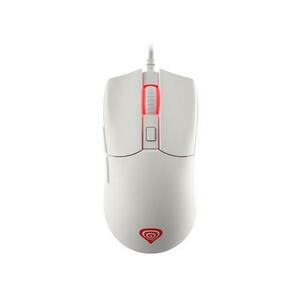 Mouse Gaming Genesis Krypton 750, USB-A, 8000 DPI, Iluminare RGB, 6 butoane programabile, Panouri interschimbabile, Greutate reglabila (Alb) imagine