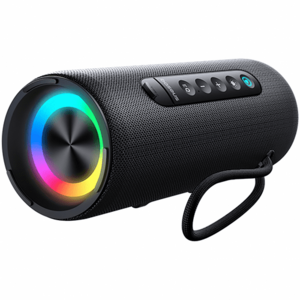 Boxa Portabila Bluetooth Baseus AeQur V020 A20067900117-00, 2 x 7.5W, TWS, RGB, Waterproof (Negru) imagine