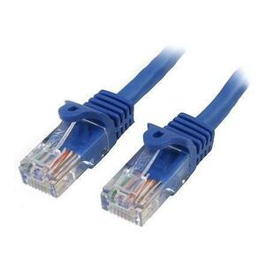 Cablu UTP StarTech 45PAT50CMBL, RJ45, Cat.5e, 0.5m (Albastru) imagine