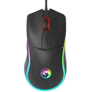 Mouse Gaming Marvo M358, USB, 7200 dpi, iluminare RGB (Negru) imagine