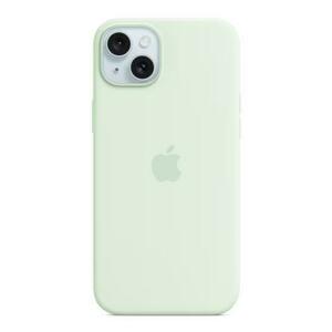 Husa Protectie Spate Apple MWNG3ZM/A pentru iPhone 15 Plus, Silicone Case cu MagSafe (Verde deschis) imagine