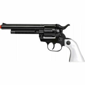 Pistol de jucarie, Gonher, Metal/Plastic, 24.5x11 cm (Negru/Argintiu) imagine