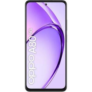 Telefon Mobil Oppo A80, Procesor Mediatek Dimensity 6300 Octa-Core, IPS LCD 6.67inch, 8GB RAM, 256GB Flash, Camera Duala 50 + 2 MP, Wi-Fi, 5G, Dual SIM, Android (Negru) imagine