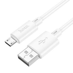 Cablu de date HOCO X88, USB-A - microUSB, 18W, 1m, Alb imagine