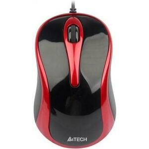 Mouse A4Tech Optic N-350 (Negru-rosu) imagine