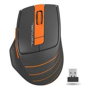 Mouse Wireless A4Tech Fstyler FG30 (Negru/Portocaliu) imagine