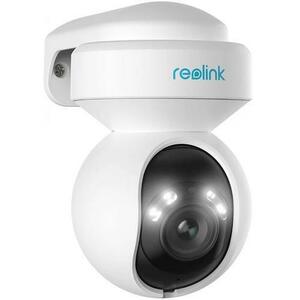 Camera de supraveghere pentru exterior Reolink E540 2K+ 5MP cu Pan/Tilt la 360 de grade, Detectare persoane/Vehicul/Animale cu zoom optic 3X, Full color Night Vision, Wi-Fi 5/2, 4 Ghz, Two-Way Audio, Sunet si alarma luminoasa (Alb) imagine