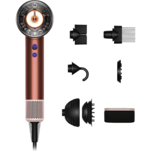 Uscator de par Dyson Supersonic Nural HD16, 1600W, 3 viteze, 4 trepte temperatura (Bronz/Roz) imagine