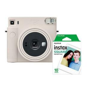 Set Aparat Foto Instant Fujifilm Instax Square SQ1 + Hartie Foto Fujifilm Instax (Alb) imagine