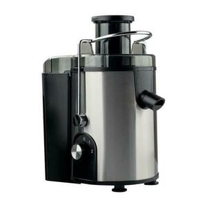 Storcator de fructe si legume Gorenje JC400E, Putere 400 W, Capacitate suc 0.6 l, Capacitate pulpa 1.6 l, 2 viteze, Tub alimentare XXL (Argintiu) imagine