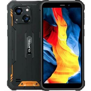 Telefon Mobil Oukitel G2, Unisoc T606 Octa-Core, IPS LCD 6inch, 4GB RAM, 64GB Flash, Camera Duala 13 MP, Wi-Fi, 4G, Dual SIM, Android (Negru/Portocaliu) imagine