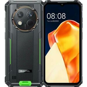 Telefon Mobil Oukitel G1, Unisoc T606 Octa-Core, IPS LCD 6.52inch, 6GB RAM, 256GB Flash, Camera Duala 48 + 2 MP, Wi-Fi, 4G, Dual SIM, Android (Negru/Verde) imagine