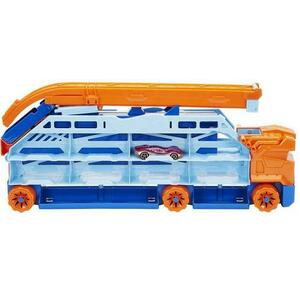 Set de joaca Hot Wheels City Transportor auto cu pista de coborare imagine