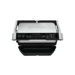 Gratar electric Tefal OptiGrill+ GC706D34, 2000 W, 6 programe automate, indcator pentru nivelul de gatire, functie dezghetare, placi detasabile (Inox/Negru) imagine