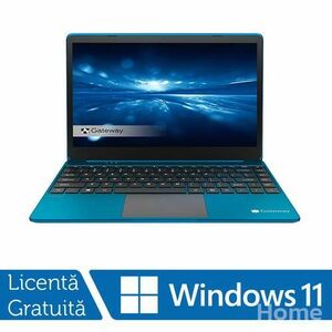 Laptop Refurbished Gateway GWTN1517, AMD Ryzen 7 3700U 2.30 - 4.00GHz, 8GB DDR4, 512GB SSD, 15.6inch Full HD IPS LCD, Blue, Windows 11 Home. Acumulator defect. imagine