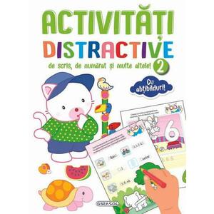 Carte Activitati distractive de scris, de numarat 2 imagine