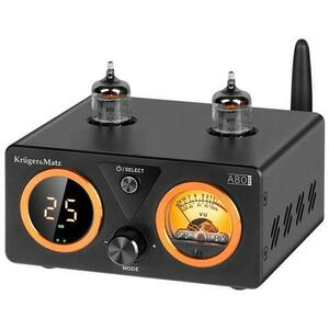 Amplificator stereo Kruger&Matz A80 Pro, Lampi, 2 x 100 W (Negru) imagine