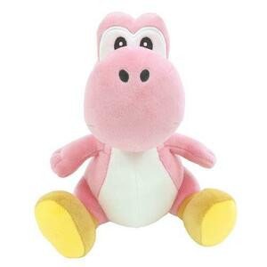 Jucarie de plus Nintendo Together Super Mario Pink Yoshi, 20 cm imagine