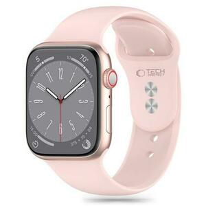 Curea Tech-Protect Silicone pentru Apple Watch 49mm / 45mm / 44mm / 42mm Series, Roz imagine