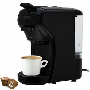 Espressor Camry CR 4414B, 1450 W, 19 bari, rezervor apa 0.6 L, multi-capsule, 9 adaptoare (Negru) imagine