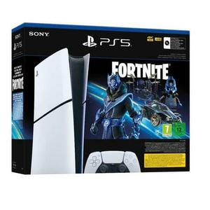 Consola Sony PlayStation 5 Slim (PS5), 1TB, Digital Edition (Alb) + The Fortnite Cobalt Star Pack imagine