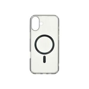 Husa Protectie Spate Dviced DV511013, Magsafe, pentru iPhone 16 (Negru/Semi-transparent) imagine