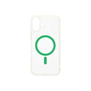 Husa Protectie Spate Dviced DV511010, Magsafe, pentru iPhone 16 (Verde/Transparent) imagine