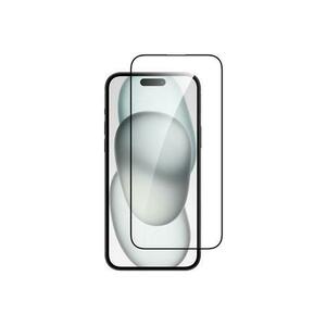 Folie protectie sticla Dviced DV520003, pentru iPhone 15 Plus (Negru/Transparent) imagine